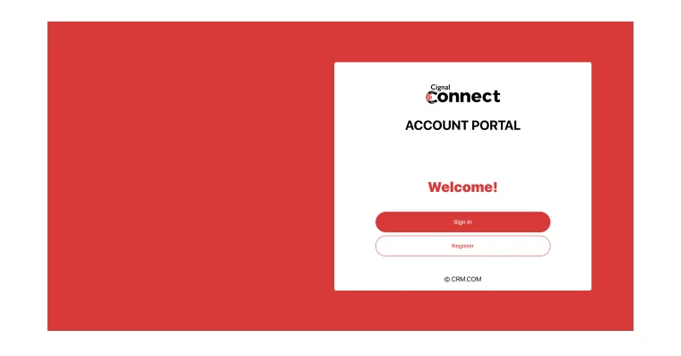 Visit https://connectportal.cignal.tv and access the account portal by logging in.