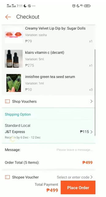 How to Order in Shopee