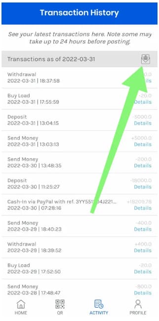 How to Delete Transaction History in GCash