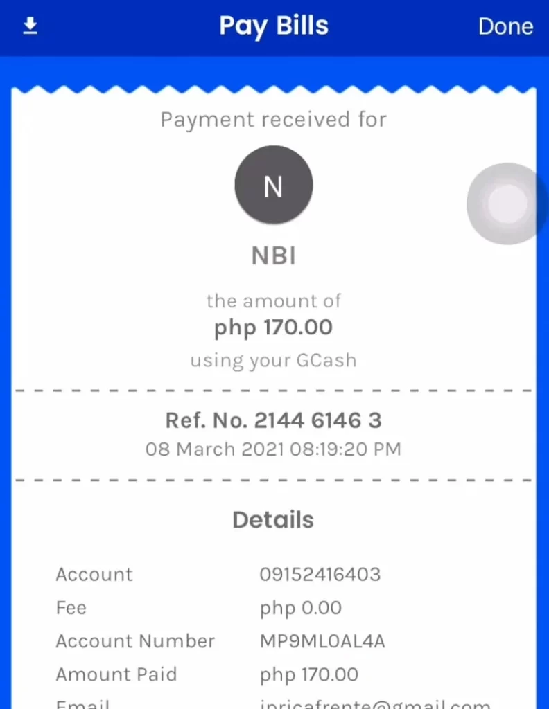 How To Pay NBI Thru GCash