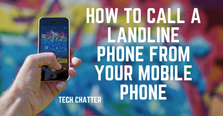 How to call a landline phone from your mobile phone